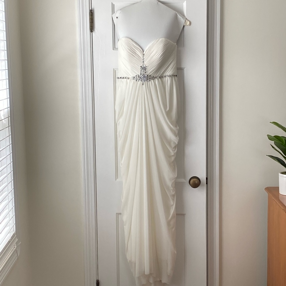 Women’s white gown